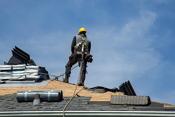 Professional Roof Replacement technician working in Fate, TX